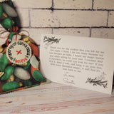 Santa's Missing Button Ornament