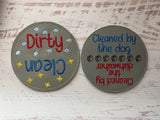 Clean Dirty Dishes Magnet