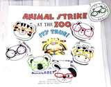 $5 Friday Animal with Glasses Fold Over Bookmark Bundle 1 224