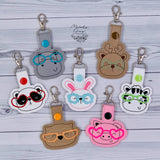 $5 Friday Animal with Glasses Key Fob Bundle