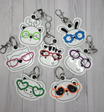$5 Friday Animal with Glasses Key Fob Bundle