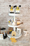$5 Friday Honey Bee Tiered Tray 331