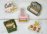 $5 Friday Cat Book Magnetic FOBM 421