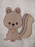 Woodland Animal Squirrel Sketch - 3 Sizes