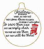Christmas in Heaven, What do they do Ornament