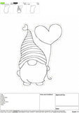 $5 Friday Valentine Gnome Coloring Doll Bundle 16