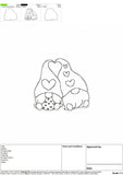 $5 Friday Valentine Gnome Coloring Doll Bundle 16