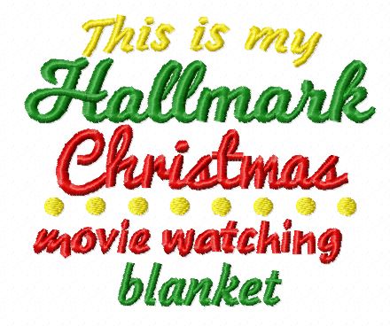 This Is My Hallmark Movie Watching Blanket Svg Hallmark Christmas