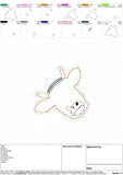 Highland Cow Macrame Love You Ornament