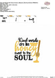 Kind Word Like Honey Wording
