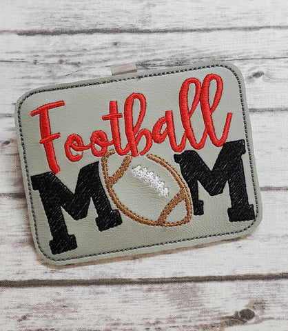 Football Mom Visor Clip