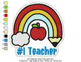 #1 Teacher Visor Clip