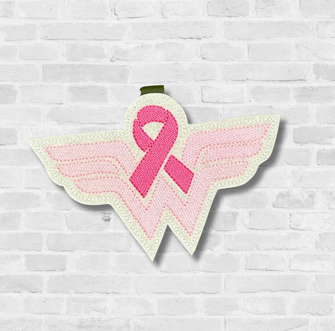 WW Breast Cancer Awareness Ribbon Visor Clip