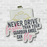 Drive Faster Guardian Angel Fly Visor Clip