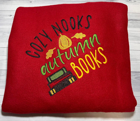 Cozy Nooks Autumn Books Sketch 3 Sizes