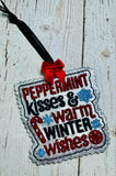 Peppermint Kisses Ornament