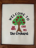 EXCLUSIVE Welcome To The Orchard Wording - 3 Sizes