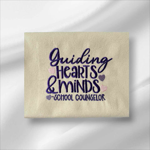 Guiding Hearts School Counselor Wording - 4 Sizes