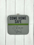 Generic Thin Line Come Home Safe Visor Clip