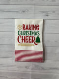 Baking Christmas Cheer Wording 3 Sizes