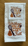 Whisking You A Cozy Fall Wording