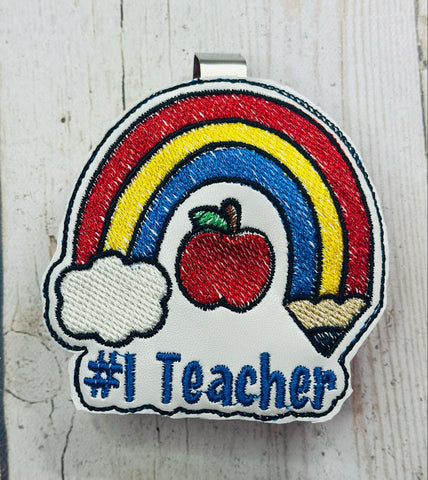 #1 Teacher Visor Clip