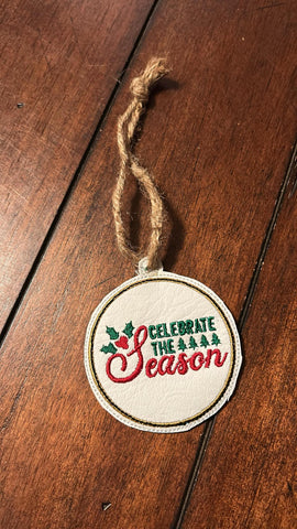 Celebrate the Season Ornamemt