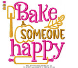 Bake Someone Happy Wording
