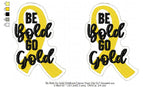 Be Bold Go Gold Visor Clip