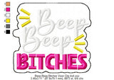 Beep Beep B*tches Visor Clip