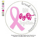 We Fight Together Breast Cancer Awareness Visor Clip