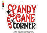 Candy Cane Corner Ornament