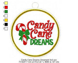 Candy Cane Dreams Ornament