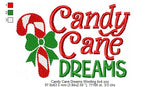 Candy Cane Dreams Wording