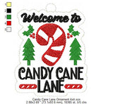 Candy Cane Lane Oranment