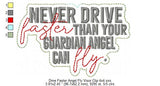 Drive Faster Guardian Angel Fly Visor Clip