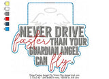 Drive Faster Guardian Angel Fly Visor Clip