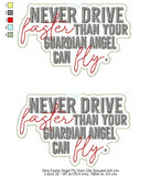 Drive Faster Guardian Angel Fly Visor Clip