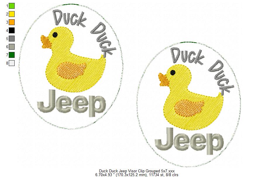 duck-duck-jeep-visor-clip-a-z-blanks-and-designs for Duck Duck Jeep Free Printable Tags Duck Duck Jeep Visor Clip – A-Z Blanks and Designs for Duck Duck Jeep Free Printable Tags
