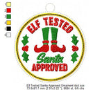 Elf Tested Santa Approved Ornament