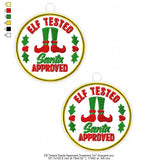 Elf Tested Santa Approved Ornament
