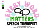 Every Word Matters Wording - 4 Sizes