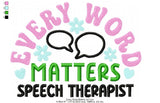 Every Word Matters Wording - 4 Sizes