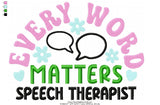 Every Word Matters Wording - 4 Sizes