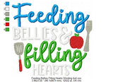 Feeding Bellies Wording - 4 Sizes