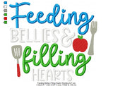 Feeding Bellies Wording - 4 Sizes