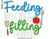 Feeding Bellies Wording - 4 Sizes