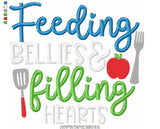 Feeding Bellies Wording - 4 Sizes