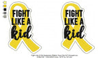 Fight Like A Kid Visor Clip