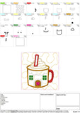 $5 Friday Christmas Mug Mug Rug Bundle 1117